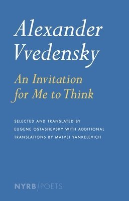 Invitation For Me To Think (häftad)