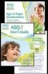 Ages & Stages Questionnaires¿ (ASQ¿-3): Starter Kit (English)