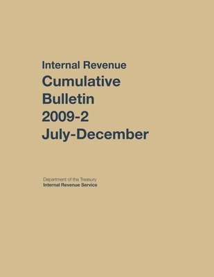 Internal Revenue Service Cumulative Bulletin (inbunden)