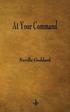 At Your Command
