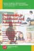 Depression in Childhood and Adolescence