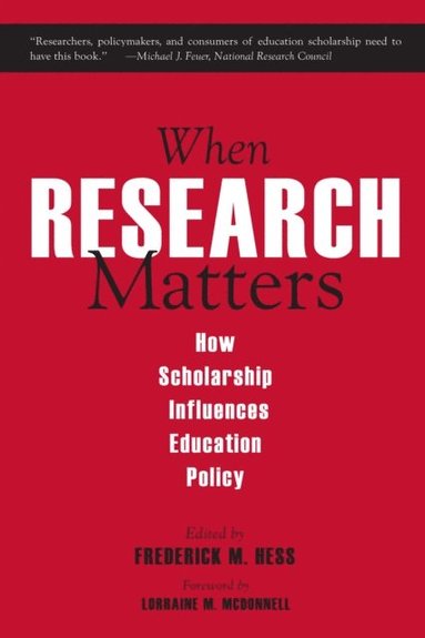 When Research Matters (inbunden)
