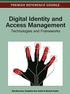Digital Identity and Access Management