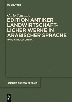 Edition antiker landwirtschaftlicher Werke in arabischer Sprache (inbunden)