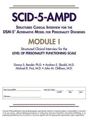 Structured Clinical Interview for the DSM-5 Alternative Model for Personality Disorders (SCID-5-AMPD) Module I (hftad)