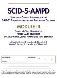 Structured Clinical Interview for the DSM-5 Alternative Model for Personality Disorders (SCID-5-AMPD) Module III (hftad)