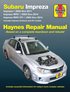 Subaru Impreza 2002-11, Impreza Wrx 2002-14 & Impreza Wrx Sti 2004-14 Includes Impreza Outback & GT Models