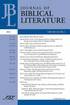 Journal of Biblical Literature 133.2, 2014