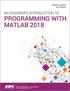 Engineer's Introduction to Programming with MATLAB 2018