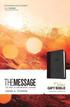 The Message Deluxe Gift Bible