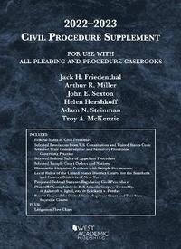 Civil Procedure Supplement, for Use with All Pleading and Procedure Casebooks, 2022-2023 (häftad)
