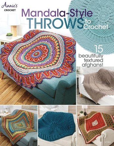 Mandala-Style Throws to Crochet (inbunden)