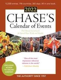 Chase's Calendar Of Events 2022 - Editors Of Chase's - Häftad (9781641435031) | Bokus