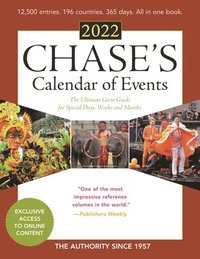 Chase's Calendar Of Events 2022 - Editors Of Chase's - Häftad (9781641435031) | Bokus