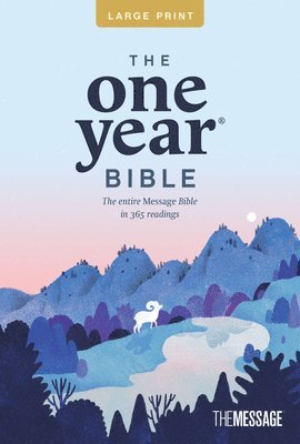 One Year Bible Msg, Large Print Thinline Edition (Softcover) (hftad)