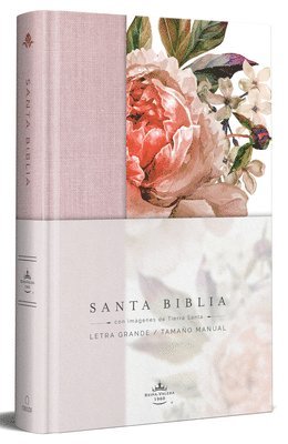 Biblia Reina Valera 1960 Letra Grande. Tapa Dura, Tela Rosada Con Flores, Tamao Manual / Bible Rvr 1960. Handy Size, Large Print, Hardcover, Pink (inbunden)