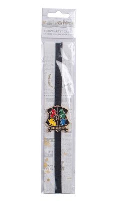 Harry Potter: Hogwarts Crest Enamel Charm Bookmark (inbunden)