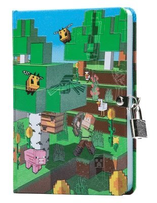 Minecraft: Mobs Glow-In-The-Dark Lock & Key Diary (hftad)