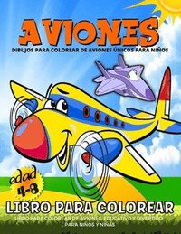 Libro Para Colorear De Aviones (hftad)