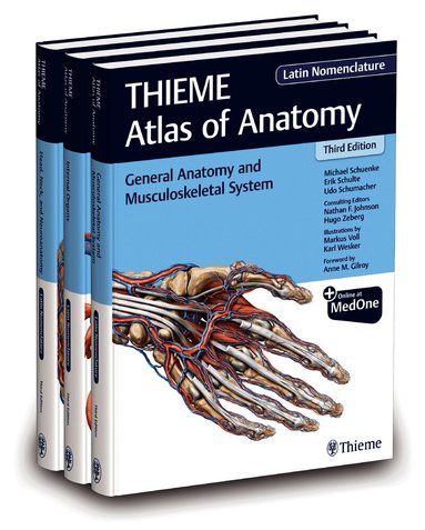THIEME Atlas of Anatomy, Latin Nomenclature, Three Volume Set