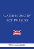 Water Industry Act 1991
