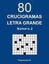 80 Crucigramas Letra Grande - N. 2