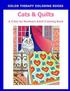 Cat & Quilts Color by Numbers Adult Coloring Book
