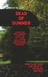 Dead of Summer: Night of the Living Dead of Summer