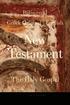 Bilingual (Greek / English) New Testament: Vol. I, The Holy Gospel