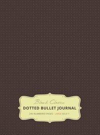 Large 8.5 X 11 Dotted Bullet Journal (Light Pink #18) Hardcover - 245 Numbered Pages
