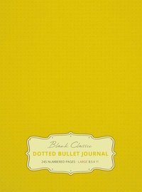 Large 8.5 X 11 Dotted Bullet Journal (Red #3) Hardcover - 245 Numbered Pages