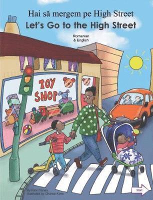 Let's Go to the High Street Romanian/English (kartonnage)