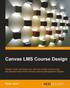 Canvas LMS Course Design