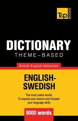Theme-based dictionary British English-Swedish - 9000 words (hftad)