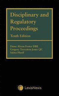 Disciplinary and Regulatory Proceedings (inbunden)