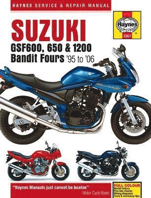 Suzuki GSF600, 650 & 1200 Bandit Fours (95 - 06) Haynes Repair Manual (häftad)