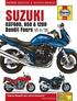 Suzuki GSF600, 650 & 1200 Bandit Fours (95 - 06) Haynes Repair Manual