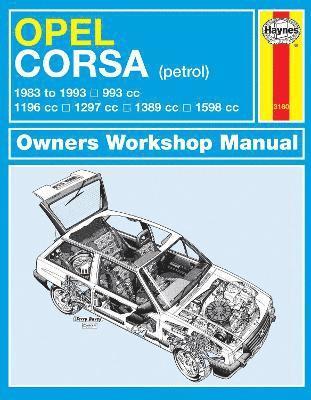 Opel Corsa Petrol (83 - Mar 93) Haynes Repair Manual (inbunden)
