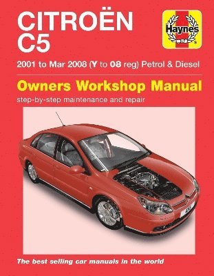 Citroen C5 Petrol & Diesel (01 - Mar 08) Haynes Repair Manual (häftad)