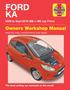 Ford Ka (09-Sept'16) 58 to 66 reg