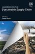 Handbook on the Sustainable Supply Chain