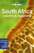 Lonely Planet South Africa, Lesotho &; Swaziland