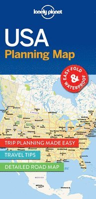 Lonely Planet USA Planning Map (inbunden)
