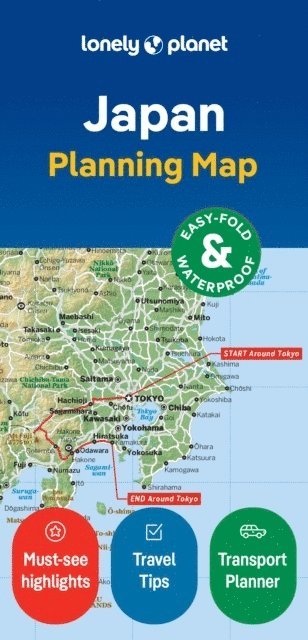 Lonely Planet Japan Planning Map (hftad)