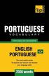 Portuguese vocabulary for English speakers - English-Portuguese - 7000 words