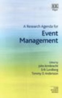 Research Agenda for Event Management (e-bok)