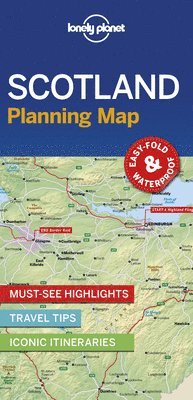 Lonely Planet Scotland Planning Map (inbunden)