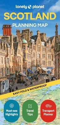 Lonely Planet Scotland Planning Map (häftad)