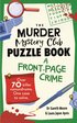 Murder Mystery Club Puzzle Book: A Front-page Crime