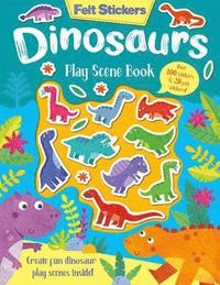 Felt Stickers Dinosaur Play Scene Book (häftad)